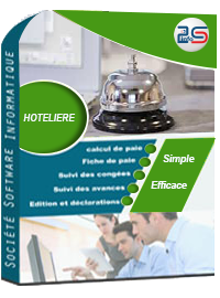 Package logiciel 2S-INFO Hôtellerie, superette et médical