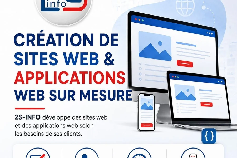 Création de sites web et applications web par 2S-INFO