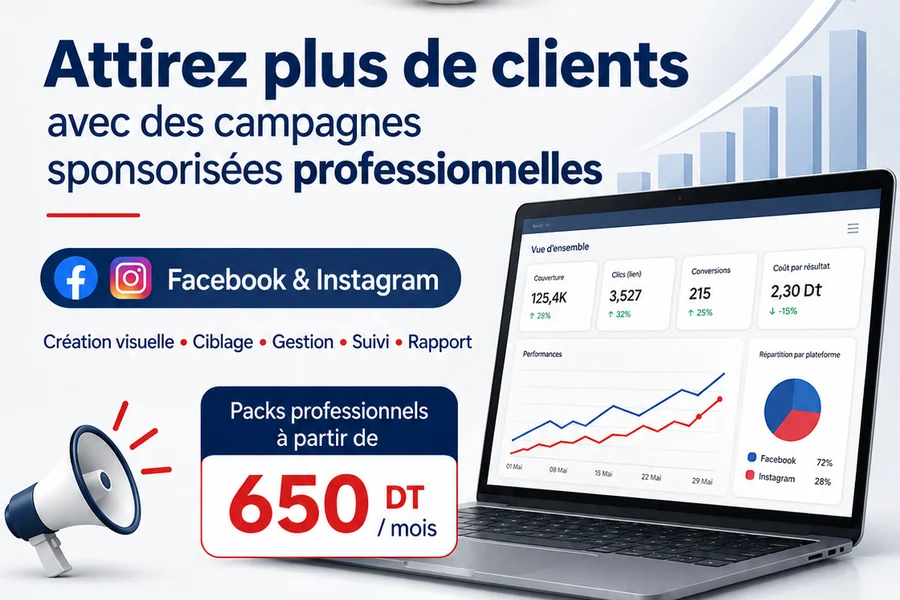 Sponsorisation Facebook et Instagram par 2S-INFO